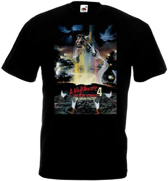 

a nightmare on elm street 4 v5 t shirt black poster all sizes s 5xl