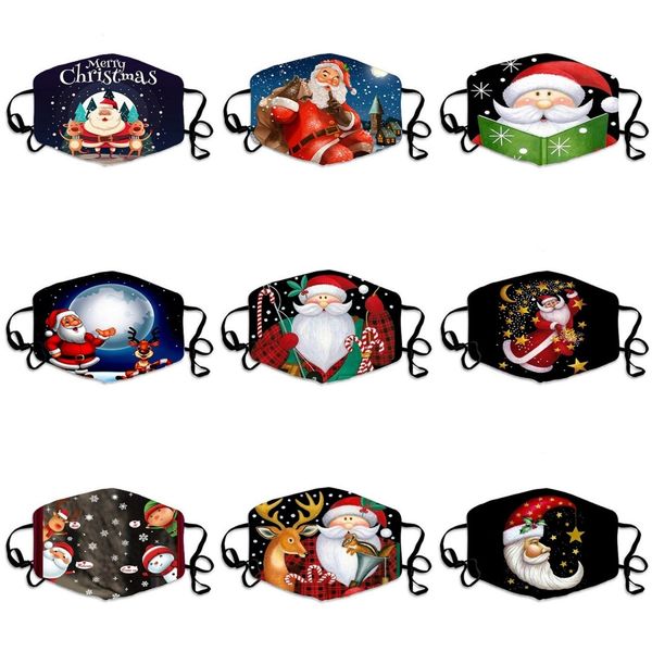

cartoon print face mask for anti-dust mouth maskdustproof anti-bacterial washableface masks#660, Black