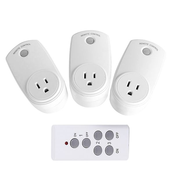 

remote controlers us plug socket rf 433mhz wireless control ac220v power outlet light switch compatible broadlink rm pro for smart home