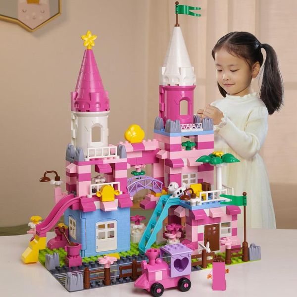 

house bricks friends villa garden toys sets city princess diy castle building blocks fantasy kids figures educational creator qyliiy mywjqq