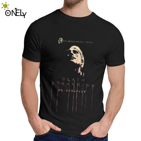 

o-neck death stranding t shirt graphic print men slim homme sale