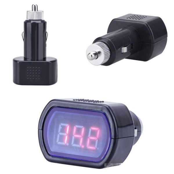 

kw204 mini digital led car vehicle system detector voltmeter voltage meter car accessories accesorios