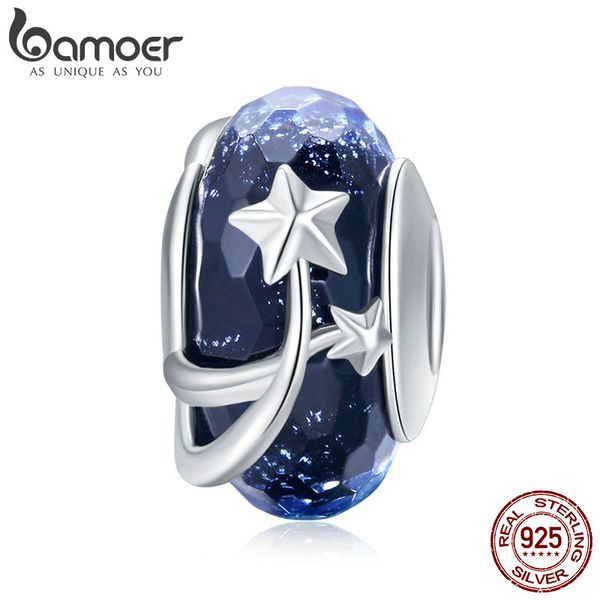 

other bamoer 4 styles genuine 925 sterling silver star flower european murano glass beads fit bracelets bangles diy jewelry scc861