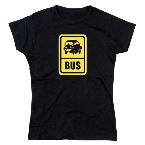 

ladies cat bus sign totoro inspired tshirt tribute men t shirt