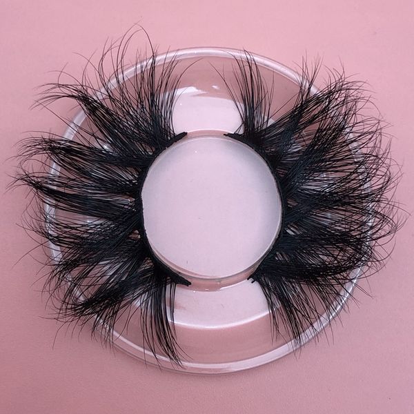 

25мм хлещет круглый корпус ресницы оптовой этикетки упаковка logo 16 стилей толстого strip 25мм норкового lashes