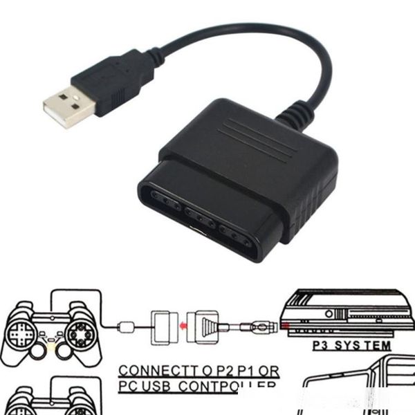 

professional usb gamepad games controller converter p2 to p3 adapter cable adapter converter without driver for ps3 ps2 y