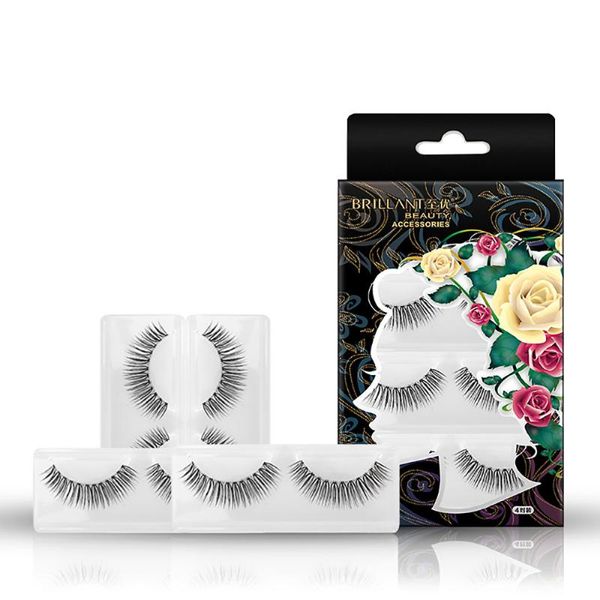 

1 box brand new makeup false eyelashes luxury 3d false lashes fluffy strip eyelashes long natural party l58
