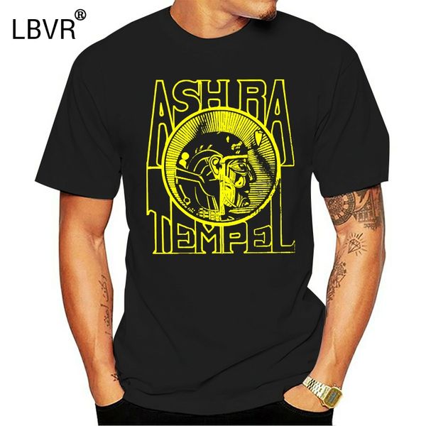 

ash ra templet shirt screen print short sleeve shirt cotton men t shirt