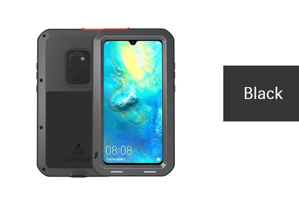 

for huawei mate 20 pro lite love mei shock dirt proof water resistant metal armor back cover case for huawei p20 pro lite e3