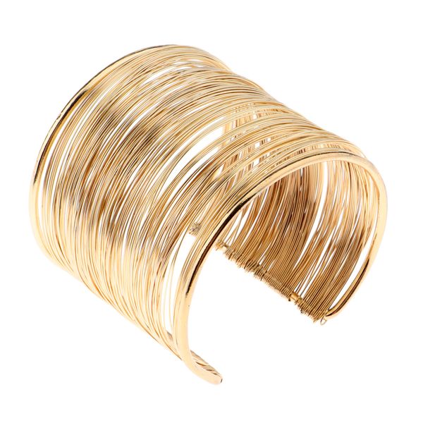 

alloy bracelet for women rigid memory wire bracelet, Golden;silver