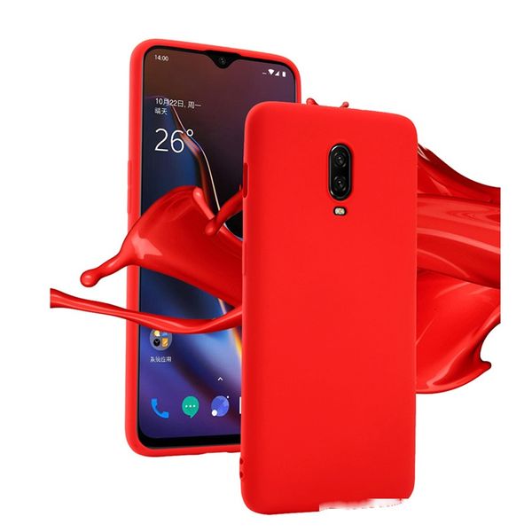 

liquid silicone case gel rubber full body protection shockproof cover case drop protection for oneplus 6t 6