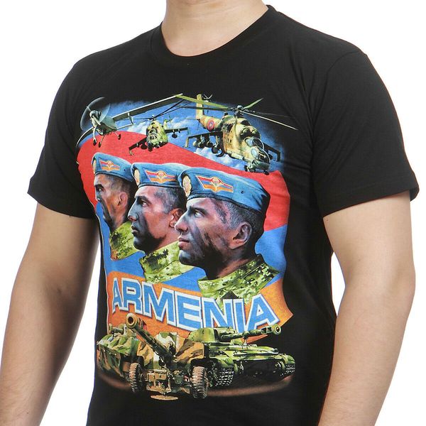 

russian original cotton armenia t-shirt with full color print