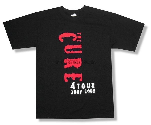 

the cure north america mexico 2007 4 tour events black t shirt new official