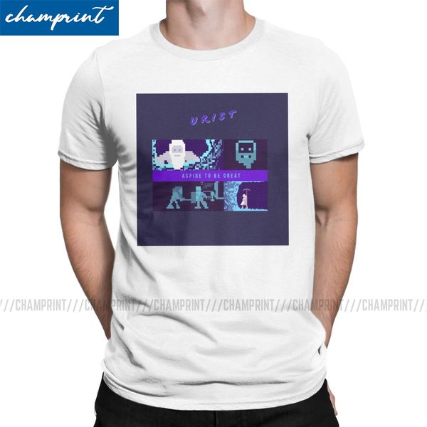 

dwarf fortress aspire to be great men's t shirt ascii pixel gaming funny tee shirt short sleeve t-shirts printed clothing