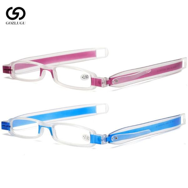 

new 360 degree rotating folding male and female reading glasses 1.0 1.5 2.0 2.5 3.0 3.5 4.0, White;black