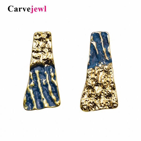

carvejewl patina earring for women exaggerated ethic boho large big long asymmetric trapezoid earrings vintage statement jewelry, Silver