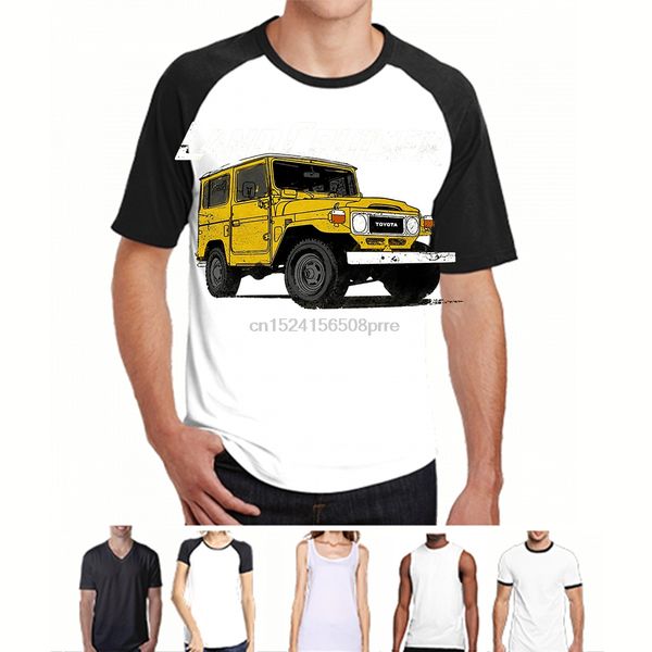 

fashion cool men t shirt women funny tshirt fj40 land cruiser customized printed t-shirt