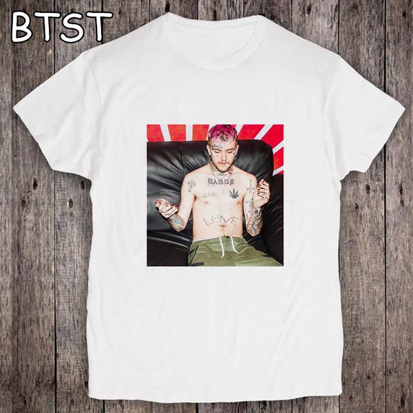 

lil peep funny cartoon tshirt men aesthetic hip hop style t-shirt graphic fashion anime t shirt streetwear tee male