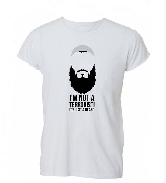 

2019 i'm not a terrorist it's just a beard funny t shirt tshirt mens womens gift