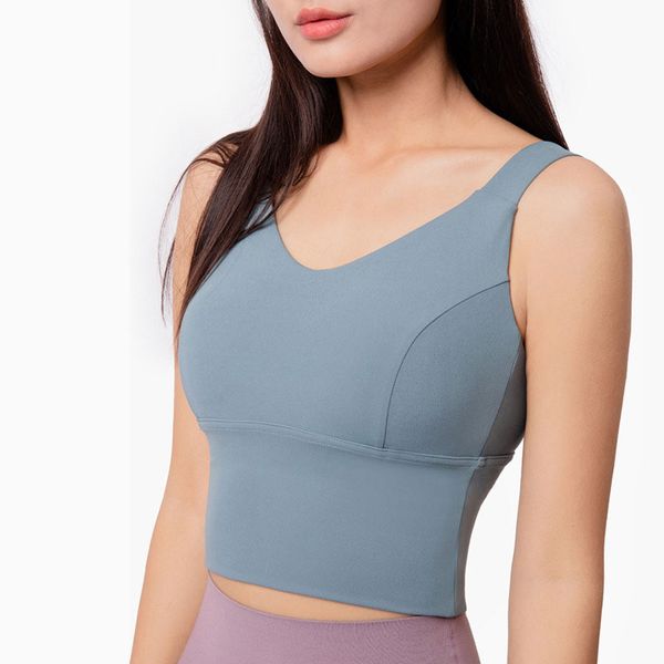 

женщина спорт top с push up обучение solid йога бюстгальтер проложенный высокая поддержка impact vest фитнес tank top тренировки нижнее бель, White;black