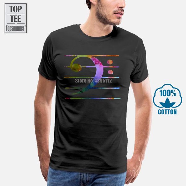 

bass clef t shirt men music t shirt unique artwork tshirt adults brand clothing heavy metal rock&roll t shirt
