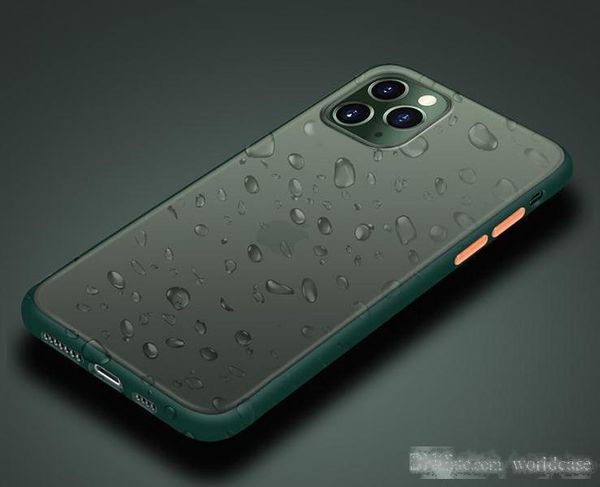 

for iphone 11 pro max x xs xr 8 7 plus hybrid shockproof hard matte back defender soft bumper clear case cover