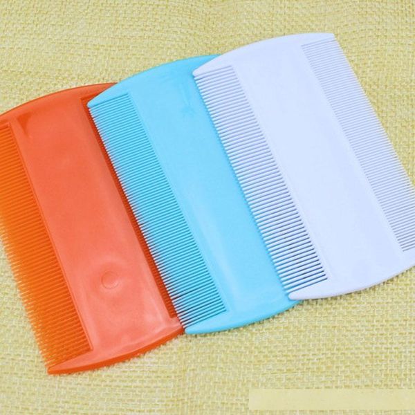 

pet dog grooming double sided head plastic lice comb portable tooth head lice flea nit hair combs for cat styling tools