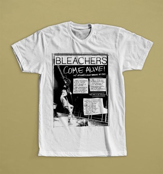 

bleachers come alive american indie pop act jack antonoff t-shirt s m l xl 2xl100% cotton casual short sleeve men t shirt o-neck