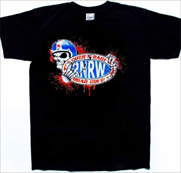 

rock n race wear t shirt road crew skull dragracing rod v8 rock n roll 666