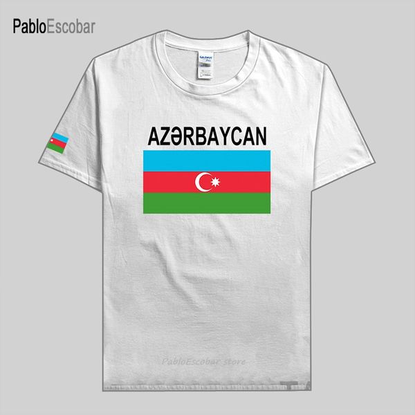 

azerbaijan azerbaijani men t shirts jerseys nation team tshirt 100% cotton t-shirt clothing tees country sporting flags aze