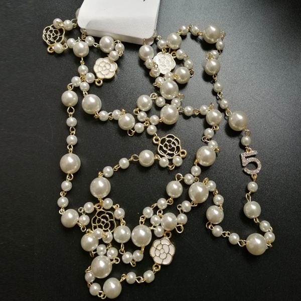 

single & layers simulated-pears beads camellia flower necklace crystal pave flower camelia collres womans jewelry luxury, Silver