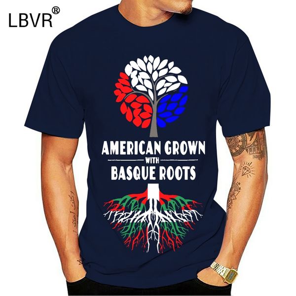 

brand men shirt american grown with basque roots basque pride t shirt