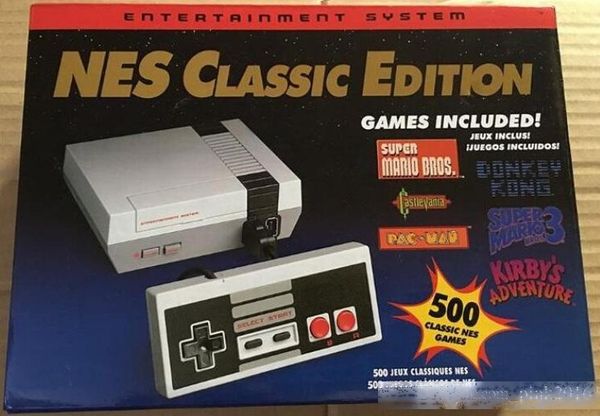 

classic game console tv video handheld portable game players for nes games console five hundred games two keys controller