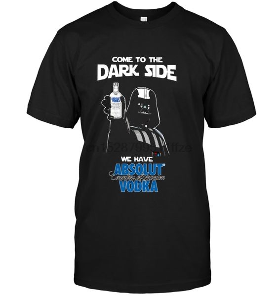 

come to the dark side absolute vodka t-shirt