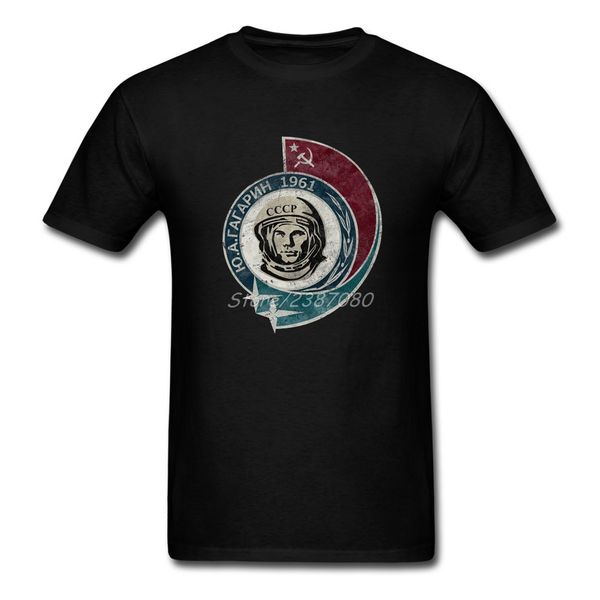 

cccp yuri gagarin 1961 t shirt cotton short sleeve custom retro men's t-shirts hip hop brand plus size funny t-shirts