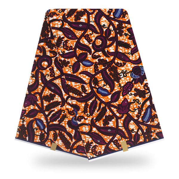 

ribbon est african print wax fabric real 6yard, Pink;blue