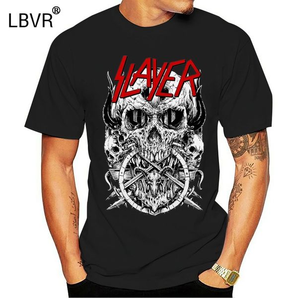 

смешно футболки slayer мужские skulltagram на белом фоне футболка белая