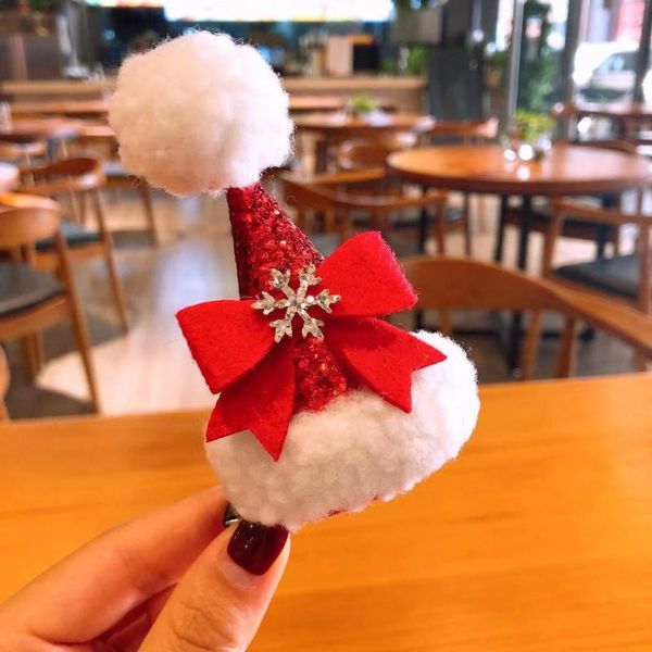

2020 children kids christmas hair clip christmas deer hat decoration character keep warm fashionable attractive kids gloves, Slivery;white