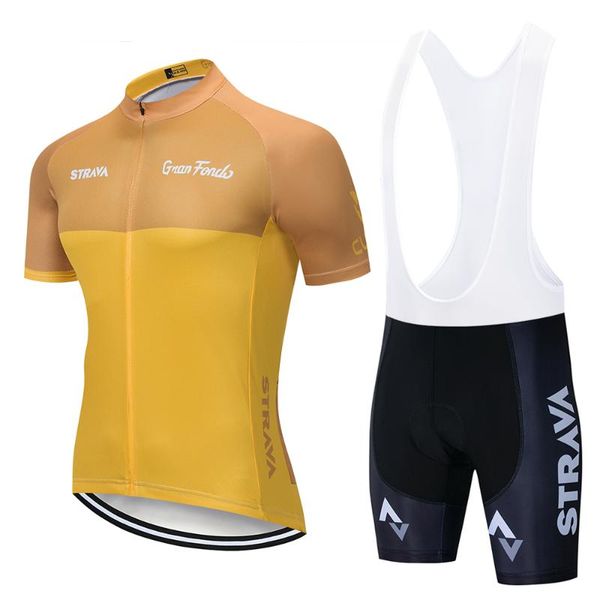 

racing sets strava pro team summer bicycle men's mountain sports maillot ropa ciclismo bike clothing breathable anti-uv, Black;blue