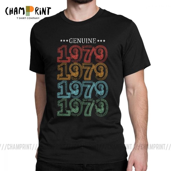 

1979 40 years old 40th birthday gift for dad men t-shirt short sleeve tees cotton t shirt humor round neck clothes