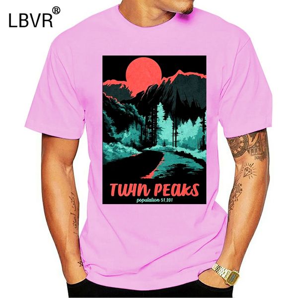

2019 short sleeve cotton t shirts man clothing twin peaks population mens graphic t shirt