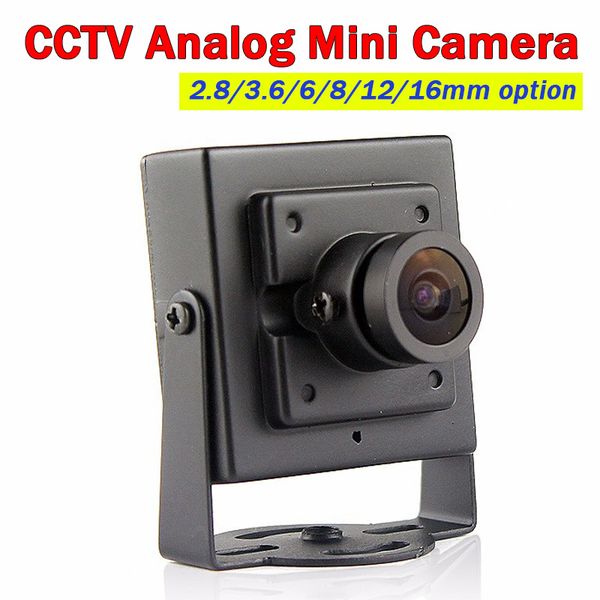 

700tvl cmos wired analog cctv security camera 2.8/3.6/6/8/12/16mm lens option camera mini metal body aerial pgraphy