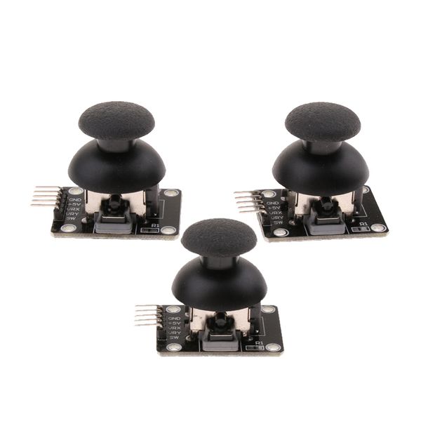 

3 pieces 10k two axis mini joystick potentiometer switch with cap