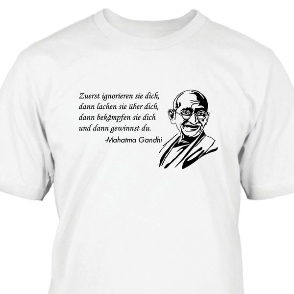 

2019 new cool cotton man футболка лучший sleling дизайн бесплатная доставка махатма ганди t-shirt