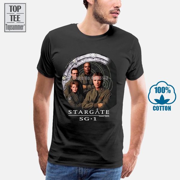 

stargate 1990's tv series movie cast with gate of sg1 t shirt