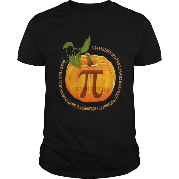 

мужчины тенниска с коротким рукавом смешные pi тыквенный пирог хэллоуин t-shirt прохладном женщины футболку