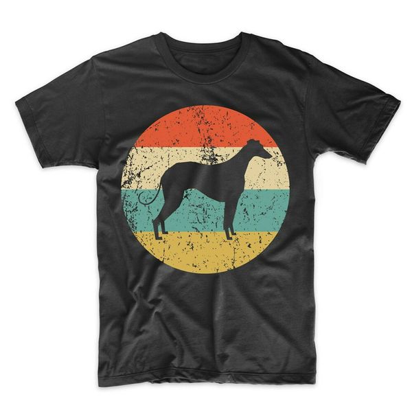 

greyhound shirt - vintage retro greyhound men's t-shirt - dog icon shirt cool gift personality tee shirt
