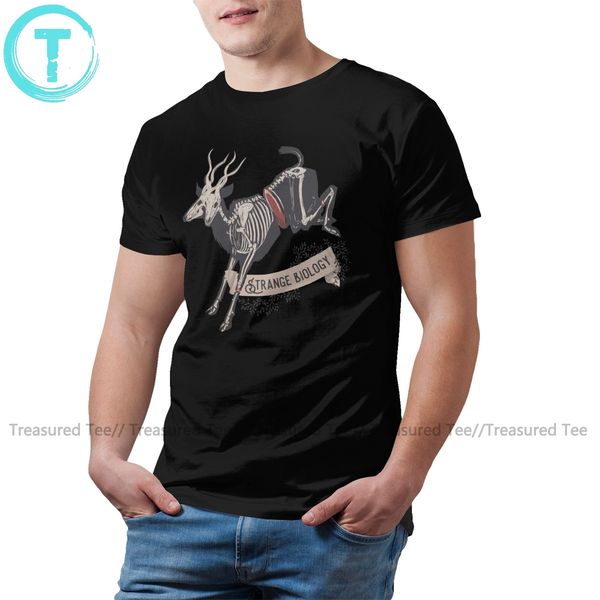 

gazelle футболка странная biology деревенское t-shirt мужчины 100 процентов хлопка tee shirt printed бич большой размер tshirt