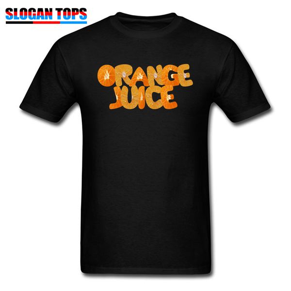 

real men t-shirts summer style tees mens black tshirt cotton t shirts orange juice print clothing 3d letter cartoon novelty