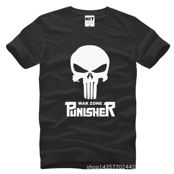 

personalized movie punisher skull printed mens men t shirt t-shirt fashion 2015 new o neck cotton tshirt tee camisetas masculina